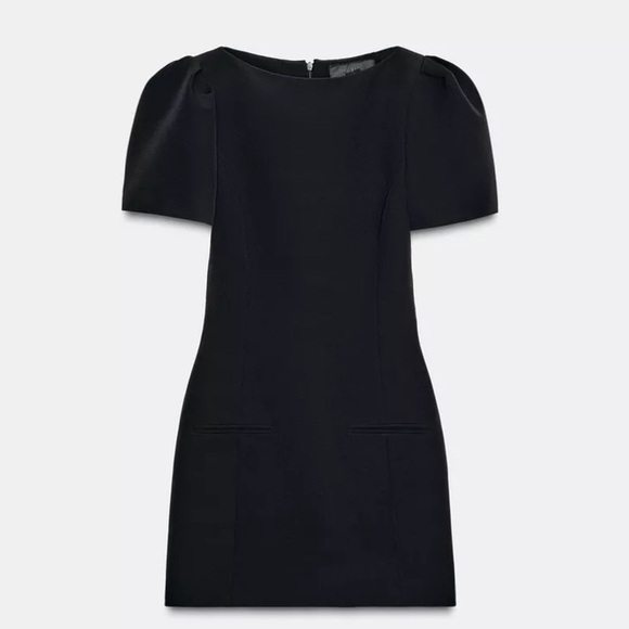 Zara PLEATED SHORT POCKET DRESS